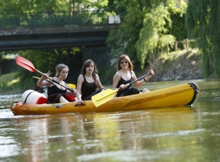  Descent of the Eure by canoe with friends 